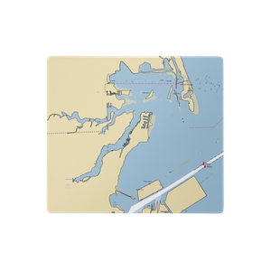 Lost Peninsula Marina (Toledo, OH) NOAA Chart  Gaming Mouse Pad