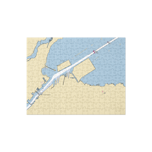 Harbor View Yacht Club (Toledo, OH) NOAA Chart Jigsaw Puzzle