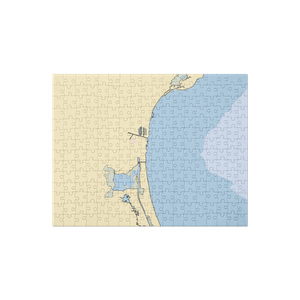 Luna Pier Harbor Club (Luna Pier, MI) NOAA Chart Jigsaw Puzzle