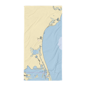 Luna Pier Harbor Club (Luna Pier, MI) NOAA Chart Towel