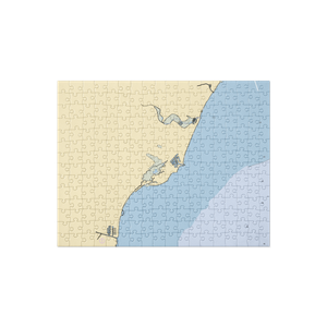 Safe Harbor Toledo Beach (Luna Pier, MI) NOAA Chart Jigsaw Puzzle