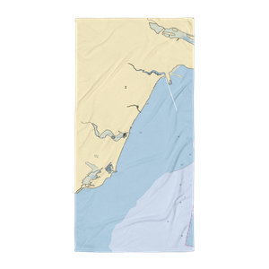 Otter Creek Marina (Luna Pier, MI) NOAA Chart Towel