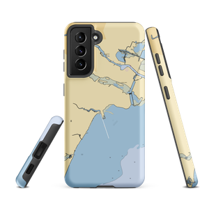 Trout's Yacht Basin (Newport, MI) NOAA Chart Samsung Phone Case