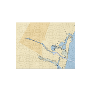 Riverfront Marina (Newport, MI) NOAA Chart Jigsaw Puzzle