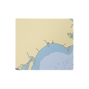 Brest Bay Marina (Newport, MI) NOAA Chart  Gaming Mouse Pad