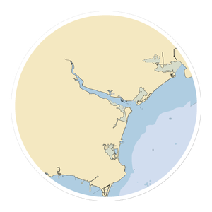 Swan Yacht Basin (South Rockwood, MI) NOAA Chart Sticker