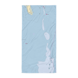 Lake Erie Metro Park (South Rockwood, MI) NOAA Chart Towel