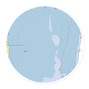 Lake Erie Metro Park (South Rockwood, MI) NOAA Chart Sticker