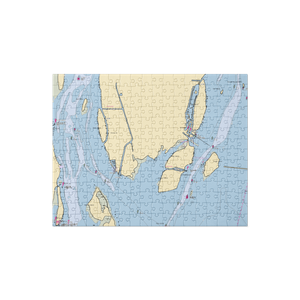 Captain Jim's Marina and Kayak (Trenton, MI) NOAA Chart Jigsaw Puzzle