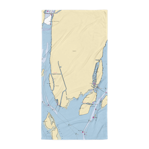 Gibraltar Boat Yard Inc (Trenton, MI) NOAA Chart Towel