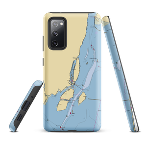 Elba-Mar Boat Club (Grosse Ile, MI) NOAA Chart Samsung Phone Case