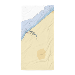 Borac's Landing (Eastlake, OH) NOAA Chart Towel