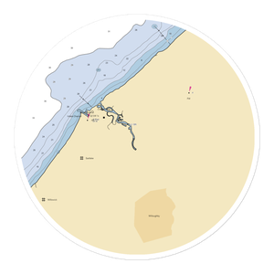 Borac's Landing (Eastlake, OH) NOAA Chart Sticker