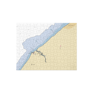 Lake County Yacht Club (Eastlake, OH) NOAA Chart Jigsaw Puzzle