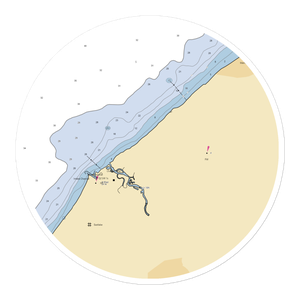 Lake County Yacht Club (Eastlake, OH) NOAA Chart Sticker