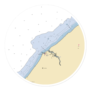 Chagrin Lagoons Yacht Club (Eastlake, OH) NOAA Chart Sticker