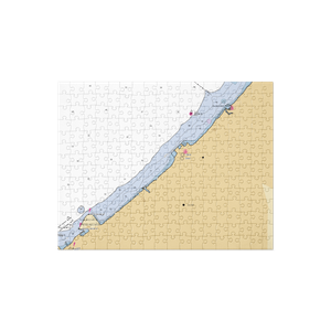 Northeast Yacht Club (Cleveland, OH) NOAA Chart Jigsaw Puzzle