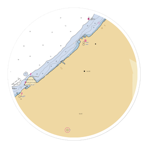 Shoreby Club Newport Harbor (Cleveland, OH) NOAA Chart Sticker