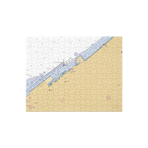 Intercity Yacht Club (Cleveland, OH) NOAA Chart Jigsaw Puzzle