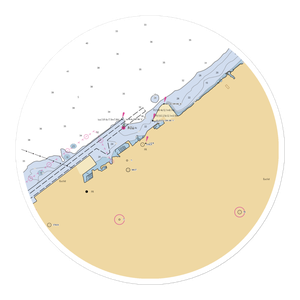 Intercity Yacht Club (Cleveland, OH) NOAA Chart Sticker