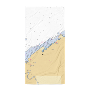 East 55th St Marina (Cleveland, OH) NOAA Chart Towel