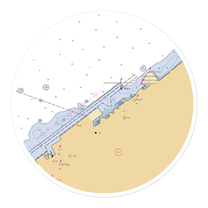 East 55th St Marina (Cleveland, OH) NOAA Chart Sticker
