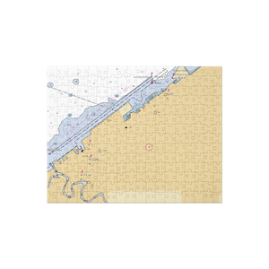 Lakeside Yacht Club (Cleveland, OH) NOAA Chart Jigsaw Puzzle