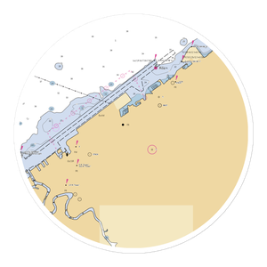 Lakeside Yacht Club (Cleveland, OH) NOAA Chart Sticker