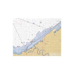 Oasis Marinas at North Coast Harbor (Cleveland, OH) NOAA Chart Jigsaw Puzzle