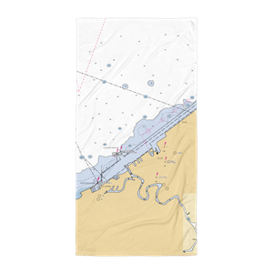 Oasis Marinas at North Coast Harbor (Cleveland, OH) NOAA Chart Towel