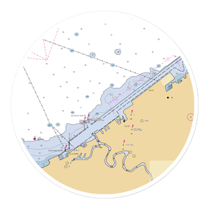 Oasis Marinas at North Coast Harbor (Cleveland, OH) NOAA Chart Sticker