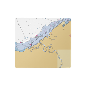 Riverfront Yacht Service (Cleveland, OH) NOAA Chart  Gaming Mouse Pad