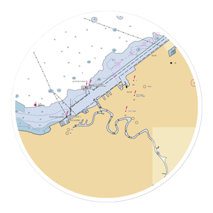 Riverfront Yacht Service (Cleveland, OH) NOAA Chart Sticker