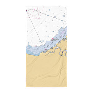 Whiskey Island Marina Office (Cleveland, OH) NOAA Chart Towel