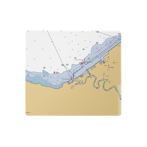 Whiskey Island Marina Office (Cleveland, OH) NOAA Chart  Gaming Mouse Pad