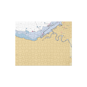 Edgewater Yacht Club (Cleveland, OH) NOAA Chart Jigsaw Puzzle