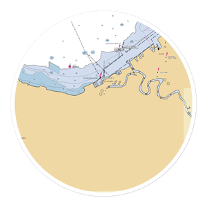 Edgewater Yacht Club (Cleveland, OH) NOAA Chart Sticker