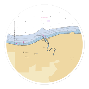 Emerald Necklace Marina (Rocky River, OH) NOAA Chart Sticker