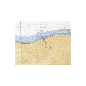 Cleveland Yachting Club (Rocky River, OH) NOAA Chart Jigsaw Puzzle