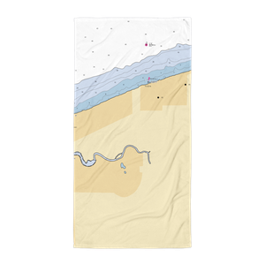 Parker Marine Inc. (Lorain, OH) NOAA Chart Towel