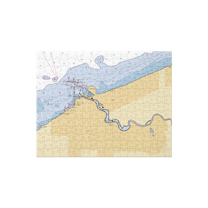 Black River Wharf Marina (Lorain, OH) NOAA Chart Jigsaw Puzzle