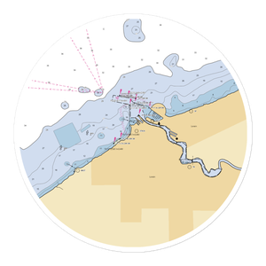 Oasis Marinas at Port Lorain (Lorain, OH) NOAA Chart Sticker