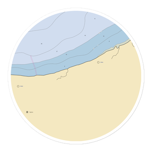 Cranberry Creek Marina (Berlin Heights, OH) NOAA Chart Sticker