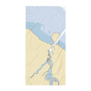 Harbor House Bar & Grill (Huron, OH) NOAA Chart Towel