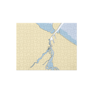 Huron Boat Basin (Huron, OH) NOAA Chart Jigsaw Puzzle