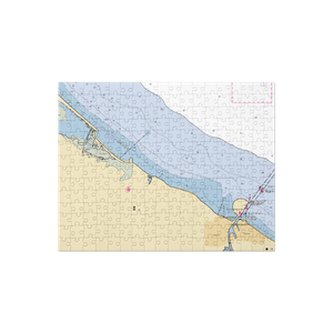 Sawmill Creek Marina (Huron, OH) NOAA Chart Jigsaw Puzzle