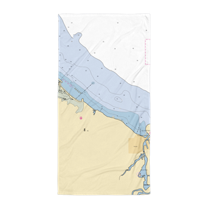 Sawmill Creek Marina (Huron, OH) NOAA Chart Towel