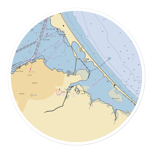 Pipe Creek Marina (Sandusky, OH) NOAA Chart Sticker