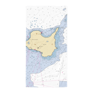 Seaway Marina (Kelleys Island, OH) NOAA Chart Towel