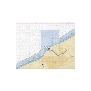 Washington Park Marina (Michigan City, IN) NOAA Chart Jigsaw Puzzle